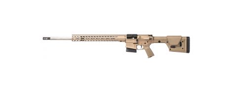 Stag 10 Long Range 24" Rifle with Stainless Barrel in 6.5CM - FDE - Left-Handed